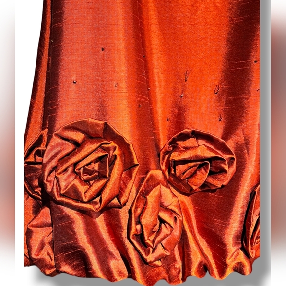 Sateen A-line dress - Picture 3 of 8